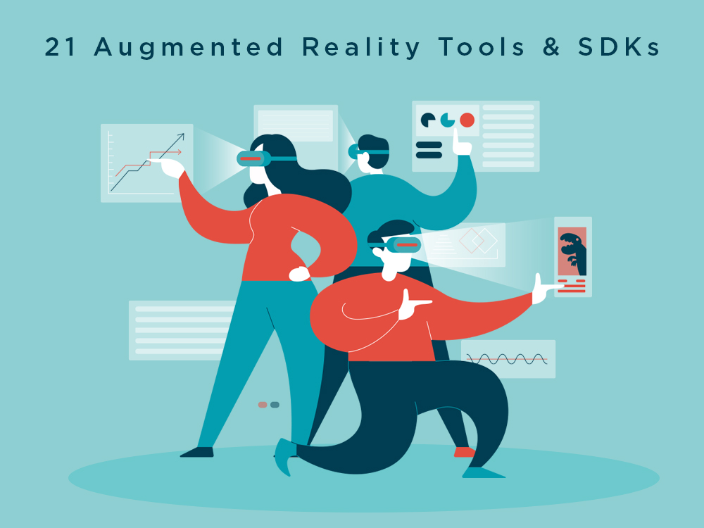Infographic Top 21 Augmented Reality Tools SDKs BlueWhaleApps