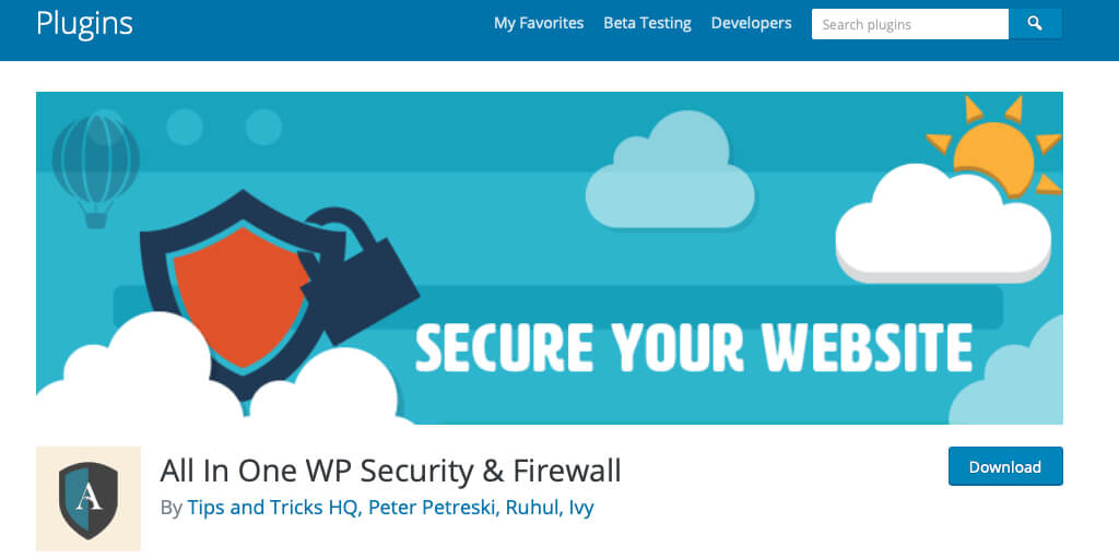 All in One WP Security & Firewall