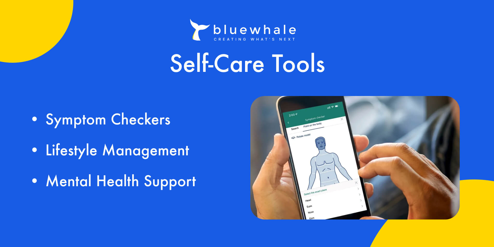 Enhance self-care tools for patient wellness with app integration